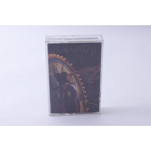 Slaughter, Stick It To Ya, Cassette Tape, 1990, Music Album, Collectible, Glam - Picture 1 of 2